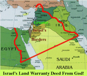 Israel's Land Warranty Deed From God