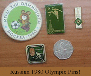 Russian Olympic Pins